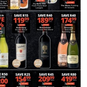 Wine at Checkers