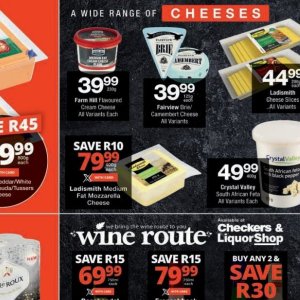 Cheese at Checkers