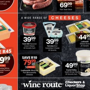 Cheese at Checkers