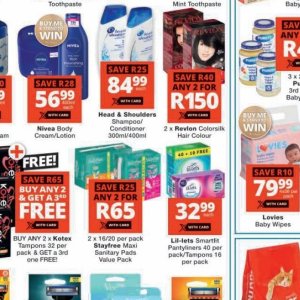 Shampoo at Checkers