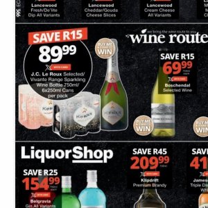 Wine at Checkers
