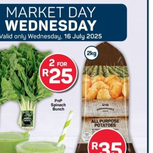 Spinach at Pick n Pay Hyper