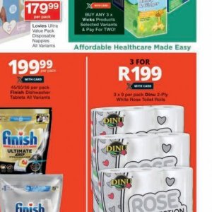 Toilet rolls at Checkers