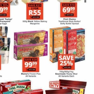 Lasagne at Checkers