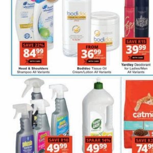 Shampoo at Checkers