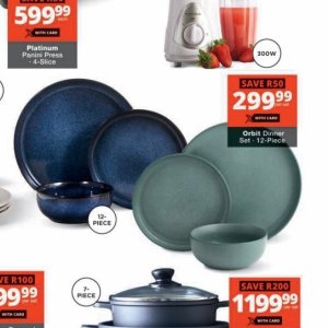 Dinner set at Checkers