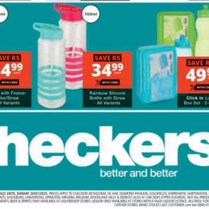 Bottle at Checkers