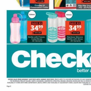 Bottle at Checkers