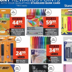 Wax crayons at Checkers