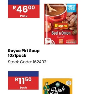 Soup at Africa Cash and Carry