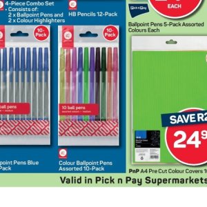 Ballpoint pens at Pick n Pay Hyper