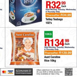Rice at Take n Pay