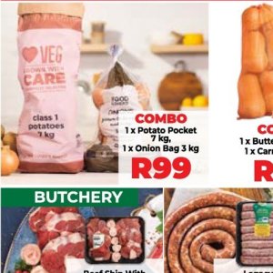 Potatoes at Fruit & Veg City