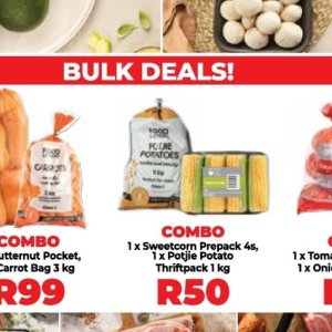 Potatoes at Fruit & Veg City