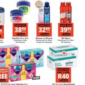 Shower at Checkers