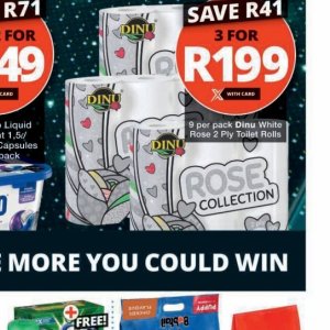 Toilet rolls at Checkers