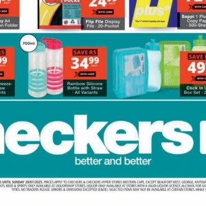 Bottle at Checkers