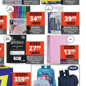 Ballpoint pens at Checkers