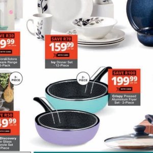 Dinner set at Checkers