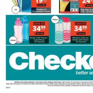 Bottle at Checkers