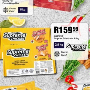 Schnitzel at Take n Pay