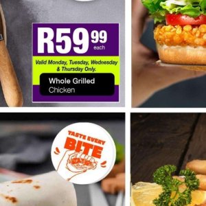 Grilled chicken at Take n Pay