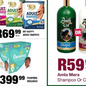 Diapers pampers  at Take n Pay