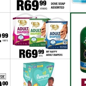 Diapers at Take n Pay