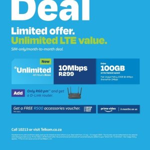 Router d-link  at Telkom Mobile