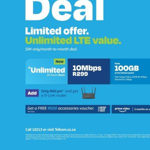 Router d-link  at Telkom Mobile