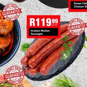 Sausages at Take n Pay