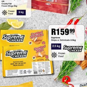 Schnitzel at Take n Pay