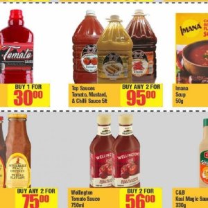 Sauces at Big save