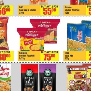 Noodles at Big save