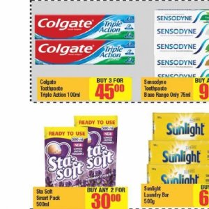 Toothpaste at Big save