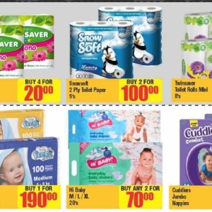 Toilet paper at Big save