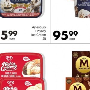 Ice cream at Save Hyper
