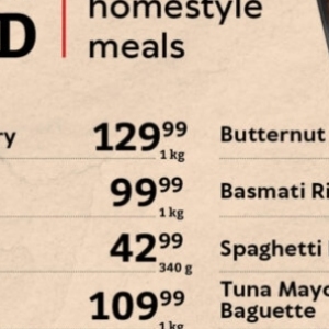 Spaghetti at Oxford freshmarket