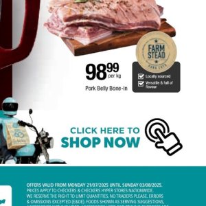Pork at Checkers