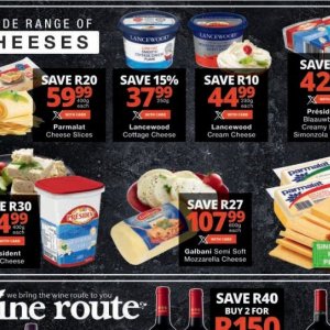 Cottage cheese at Checkers Hyper