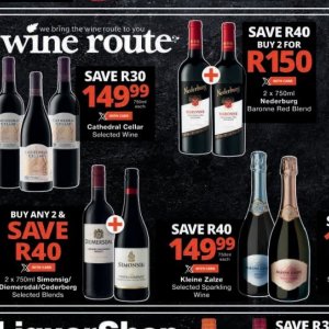 Wine at Checkers Hyper