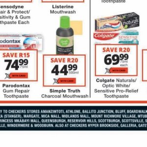Mouthwash colgate  at Checkers