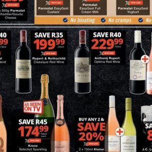 Wine at Checkers Hyper