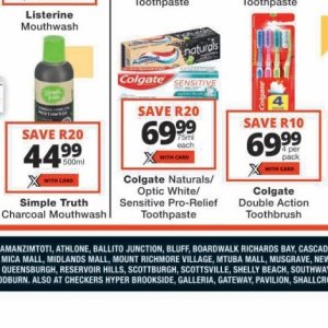 Toothpaste colgate  at Checkers