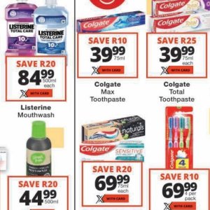 Toothpaste colgate  at Checkers