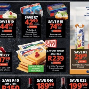Cheese at Checkers Hyper