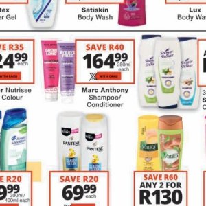 Shampoo garnier  at Checkers