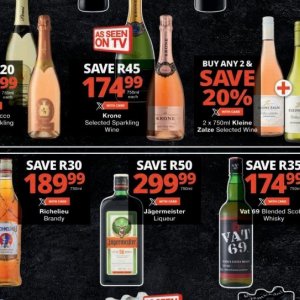 Wine at Checkers Hyper