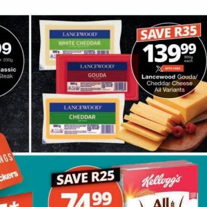 Cheddar at Checkers
