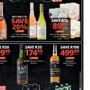 Wine at Checkers Hyper